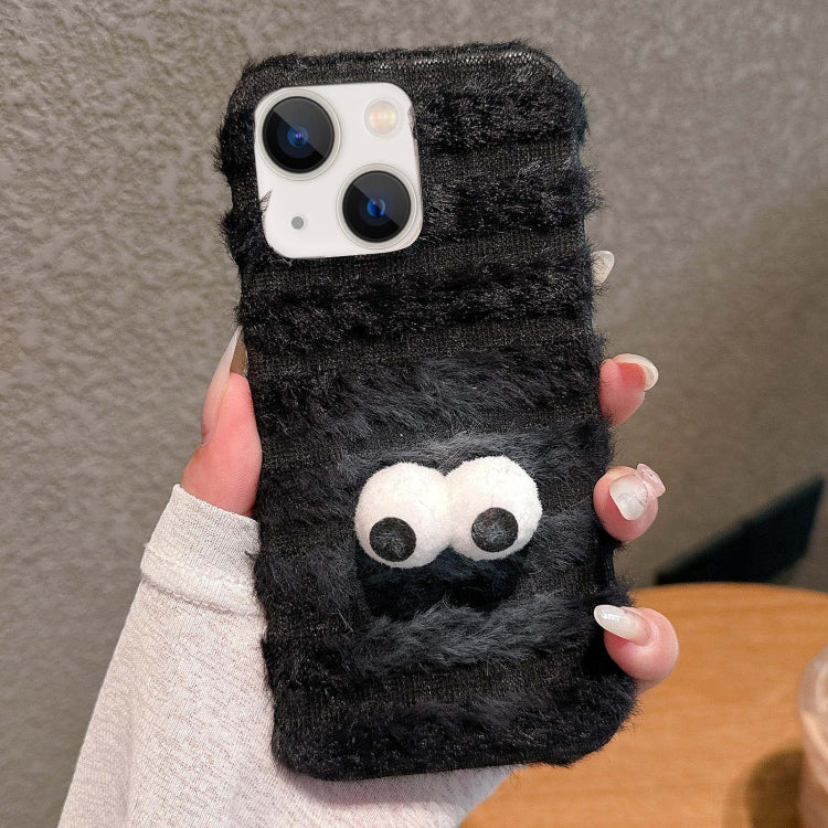 Doll Plush PU Hybrid PC Phone Case, For iPhone 15 Pro Max, For iPhone 15 Pro, For iPhone 15 Plus, For iPhone 15