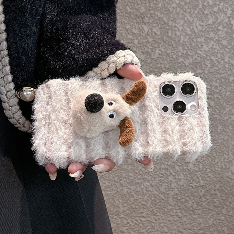 Doll Plush PU Hybrid PC Phone Case, For iPhone 14 Plus, For iPhone 14, For iPhone 14 Pro, For iPhone 14 Pro Max