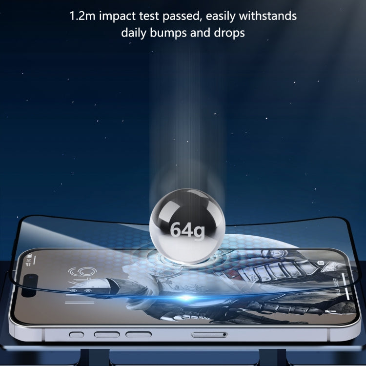JOYROOM Zero Sense Series 2.5D Full Screen HD Tempered Glass Film, For iPhone 16 Pro Max, For iPhone 16 Pro, For iPhone 16 Plus / 15 Plus, For iPhone 16 / 15
