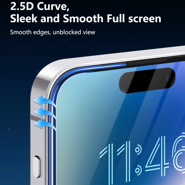 JOYROOM Zero Sense Series 2.5D Full Screen Privacy Tempered Glass Film, For iPhone 16 Pro Max, For iPhone 16 Pro, For iPhone 16 Plus / 15 Plus, For iPhone 16 / 15