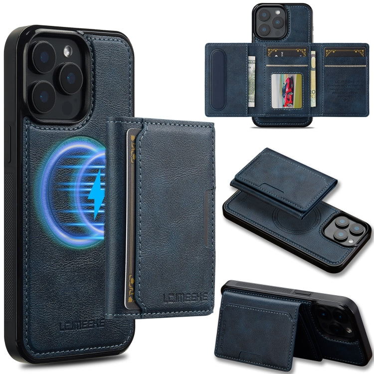 LC.IMEEKE L5 Series Detachable RFID Card Bag Magsafe Phone Case, For iPhone 16, For iPhone 15 Pro Max, For iPhone 15 Pro, For iPhone 15 Plus / 14 Plus