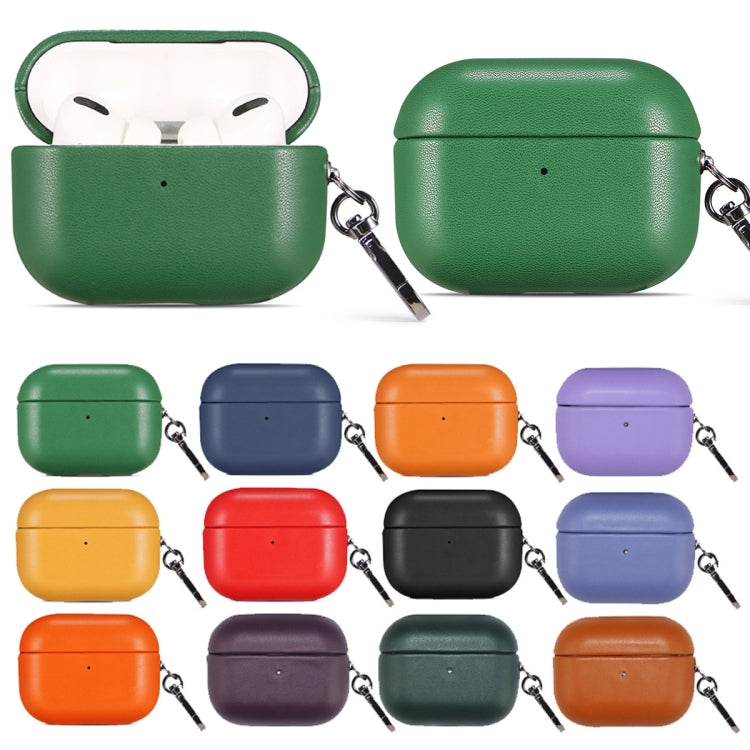 Gloss Oil PU Leather Wireless Bluetooth Earphone Protective Case