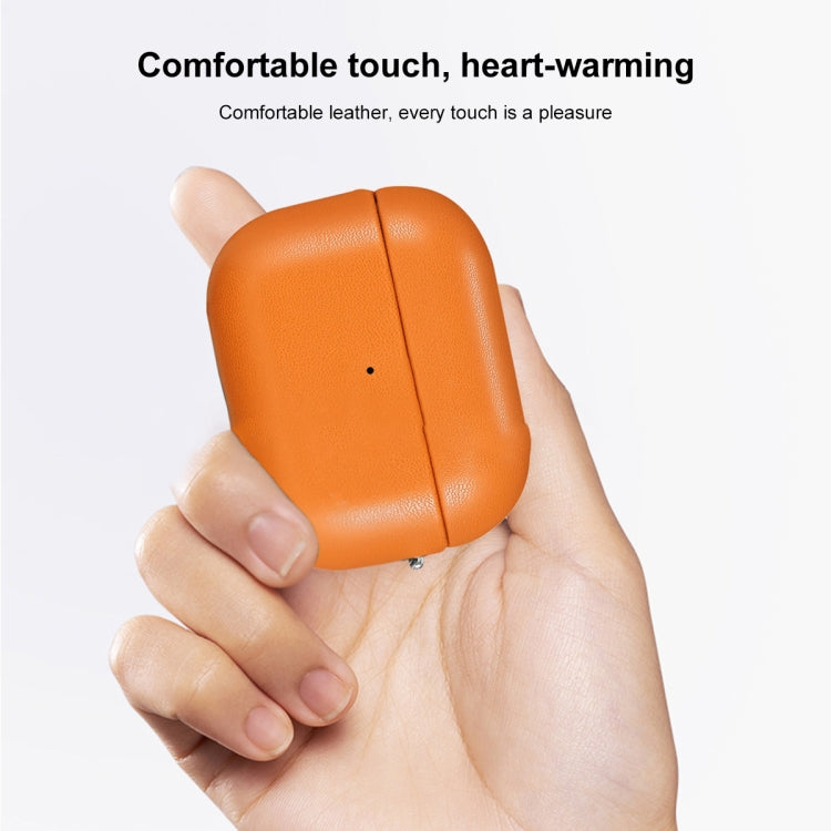 Gloss Oil PU Leather Wireless Bluetooth Earphone Protective Case