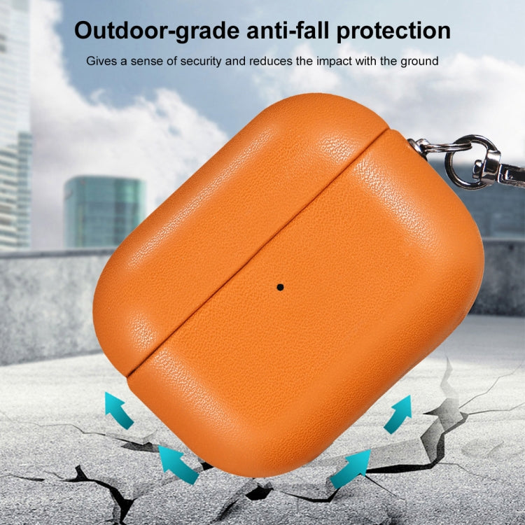 Gloss Oil PU Leather Wireless Bluetooth Earphone Protective Case