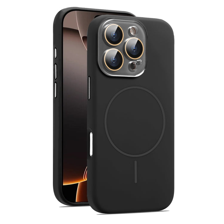 AG Fine Hole Liquid Silicone MagSafe Magnetic Phone Case, For iPhone 16 Pro Max, For iPhone 16 Pro