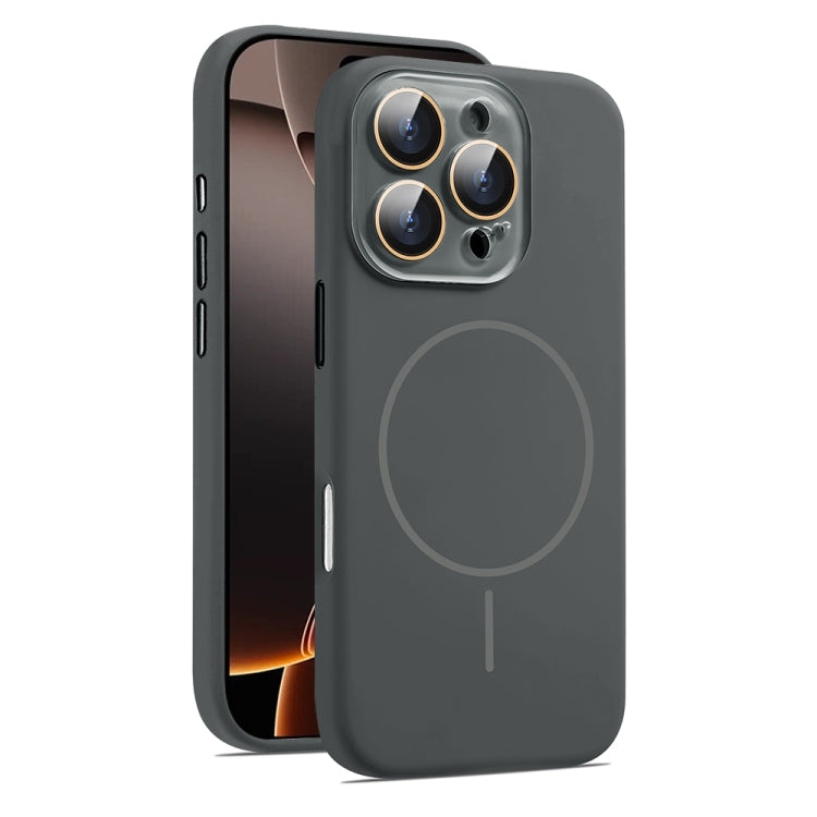 AG Fine Hole Liquid Silicone MagSafe Magnetic Phone Case, For iPhone 16 Pro Max, For iPhone 16 Pro