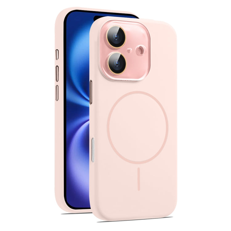 AG Fine Hole Liquid Silicone MagSafe Magnetic Phone Case, For iPhone 16 Plus, For iPhone 16