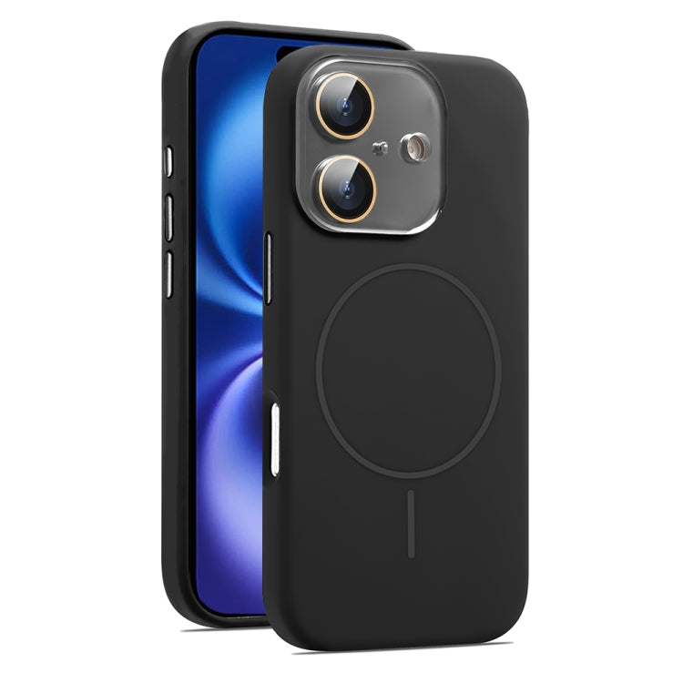 AG Fine Hole Liquid Silicone MagSafe Magnetic Phone Case, For iPhone 16 Plus, For iPhone 16