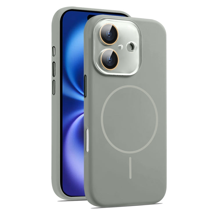 AG Fine Hole Liquid Silicone MagSafe Magnetic Phone Case, For iPhone 16 Plus, For iPhone 16