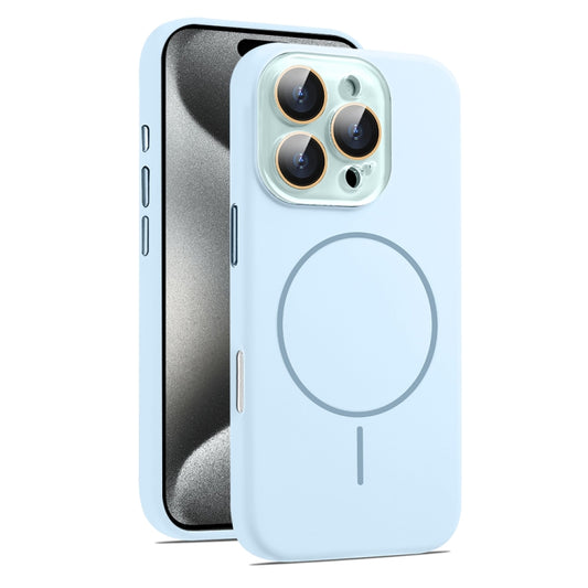 AG Fine Hole Liquid Silicone MagSafe Magnetic Phone Case, For iPhone 15 Pro Max, For iPhone 15 Pro