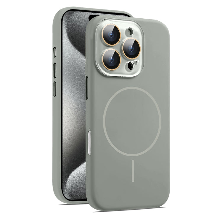 AG Fine Hole Liquid Silicone MagSafe Magnetic Phone Case, For iPhone 15 Pro Max, For iPhone 15 Pro
