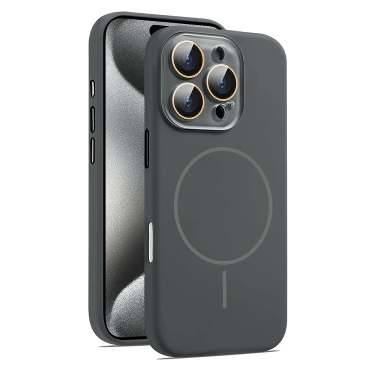 AG Fine Hole Liquid Silicone MagSafe Magnetic Phone Case, For iPhone 15 Pro Max, For iPhone 15 Pro