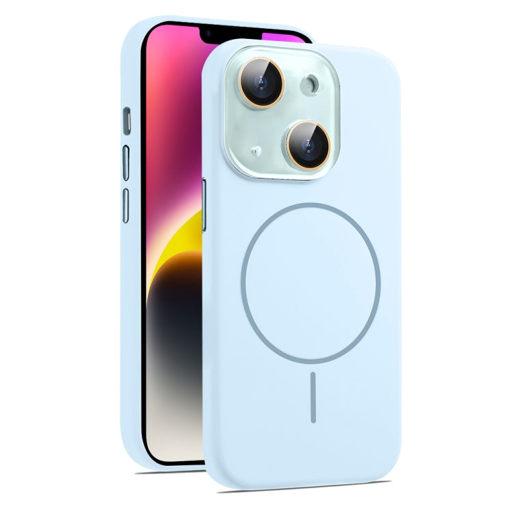 AG Fine Hole Liquid Silicone MagSafe Magnetic Phone Case, For iPhone 15, For iPhone 14