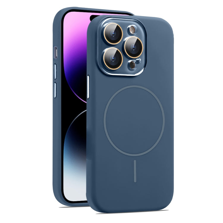 AG Fine Hole Liquid Silicone MagSafe Magnetic Phone Case, For iPhone 14 Pro, For iPhone 14 Pro Max