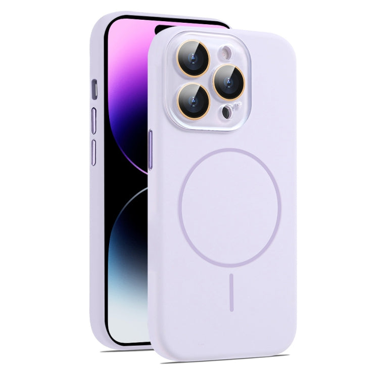 AG Fine Hole Liquid Silicone MagSafe Magnetic Phone Case, For iPhone 14 Pro, For iPhone 14 Pro Max