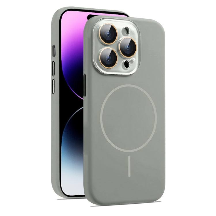 AG Fine Hole Liquid Silicone MagSafe Magnetic Phone Case, For iPhone 14 Pro, For iPhone 14 Pro Max