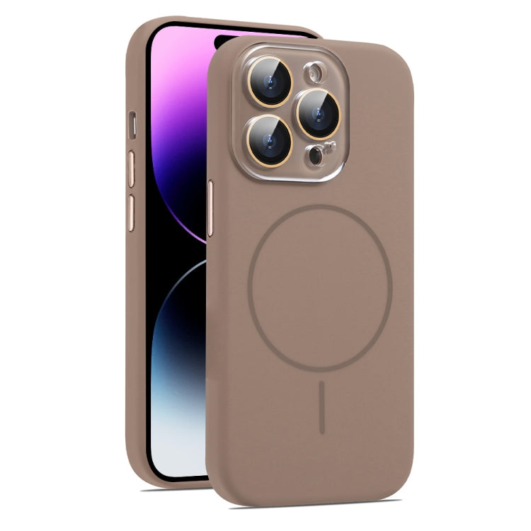 AG Fine Hole Liquid Silicone MagSafe Magnetic Phone Case, For iPhone 14 Pro, For iPhone 14 Pro Max