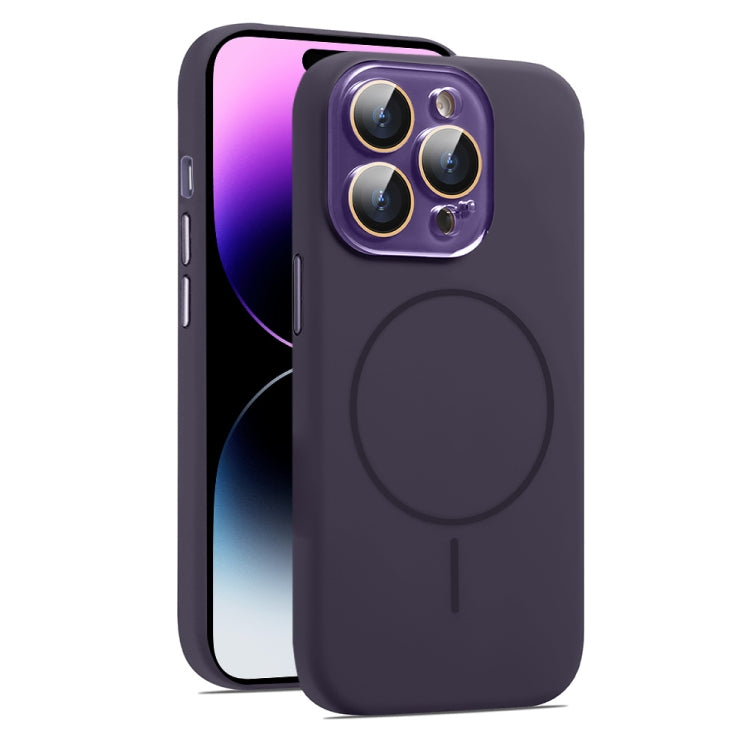 AG Fine Hole Liquid Silicone MagSafe Magnetic Phone Case, For iPhone 14 Pro, For iPhone 14 Pro Max