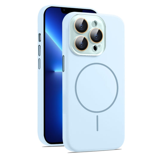 AG Fine Hole Liquid Silicone MagSafe Magnetic Phone Case, For iPhone 13 Pro Max, For iPhone 13 Pro