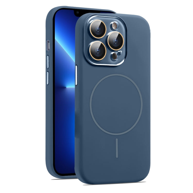 AG Fine Hole Liquid Silicone MagSafe Magnetic Phone Case, For iPhone 13 Pro Max, For iPhone 13 Pro