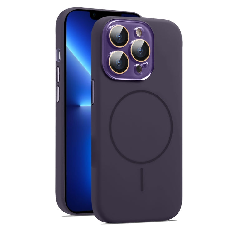 AG Fine Hole Liquid Silicone MagSafe Magnetic Phone Case, For iPhone 13 Pro Max, For iPhone 13 Pro