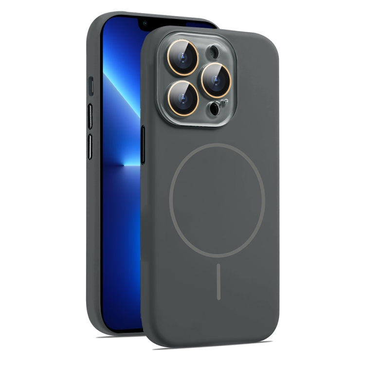 AG Fine Hole Liquid Silicone MagSafe Magnetic Phone Case, For iPhone 13 Pro Max, For iPhone 13 Pro