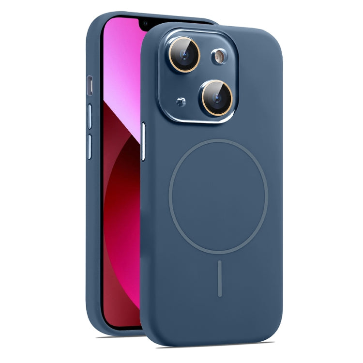 AG Fine Hole Liquid Silicone MagSafe Magnetic Phone Case, For iPhone 13, For iPhone 12