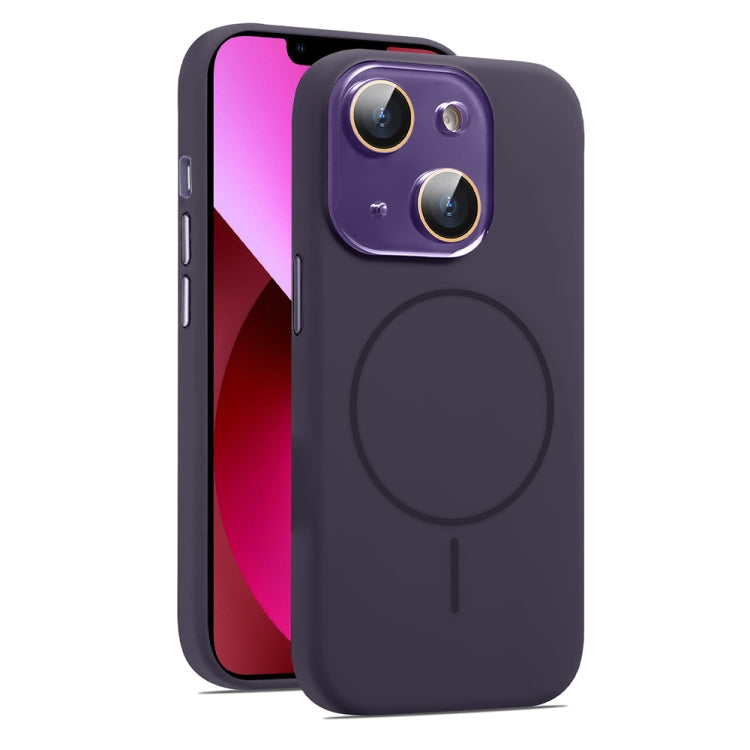 AG Fine Hole Liquid Silicone MagSafe Magnetic Phone Case, For iPhone 13, For iPhone 12