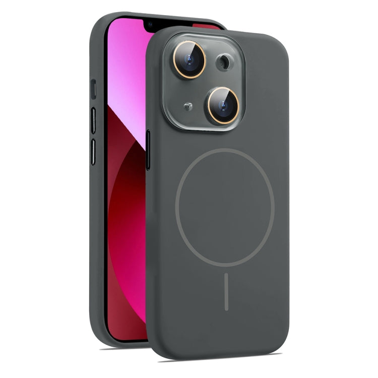 AG Fine Hole Liquid Silicone MagSafe Magnetic Phone Case, For iPhone 13, For iPhone 12