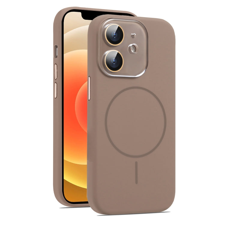 AG Fine Hole Liquid Silicone MagSafe Magnetic Phone Case, For iPhone 13, For iPhone 12
