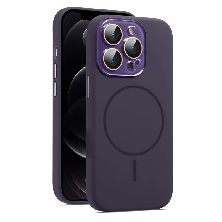 AG Fine Hole Liquid Silicone MagSafe Magnetic Phone Case, For iPhone 12 Pro Max, For iPhone 12 Pro