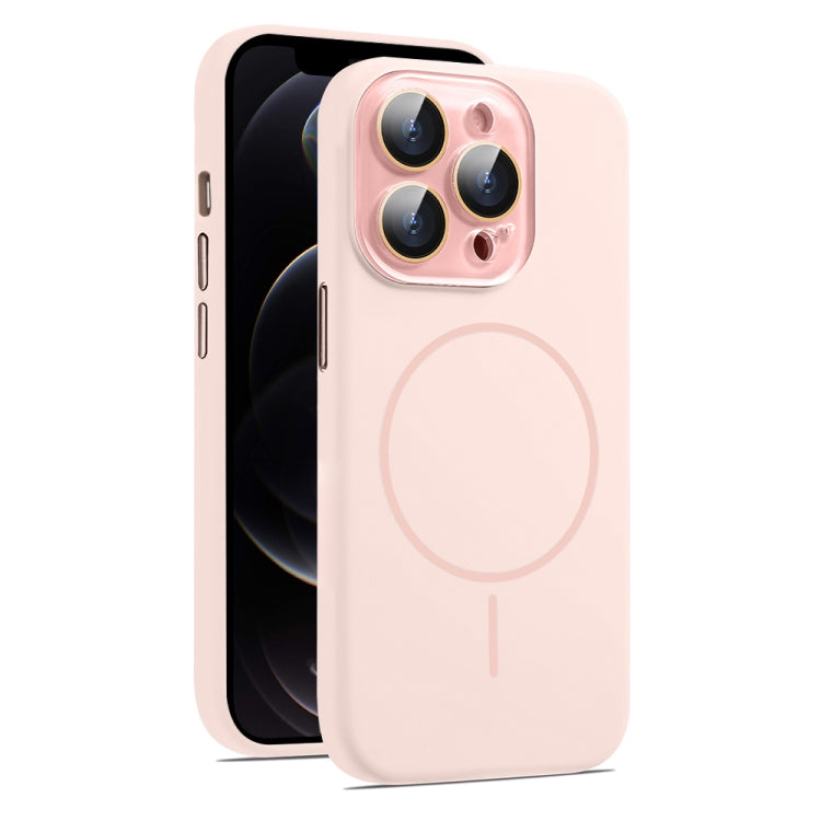 AG Fine Hole Liquid Silicone MagSafe Magnetic Phone Case, For iPhone 12 Pro Max, For iPhone 12 Pro
