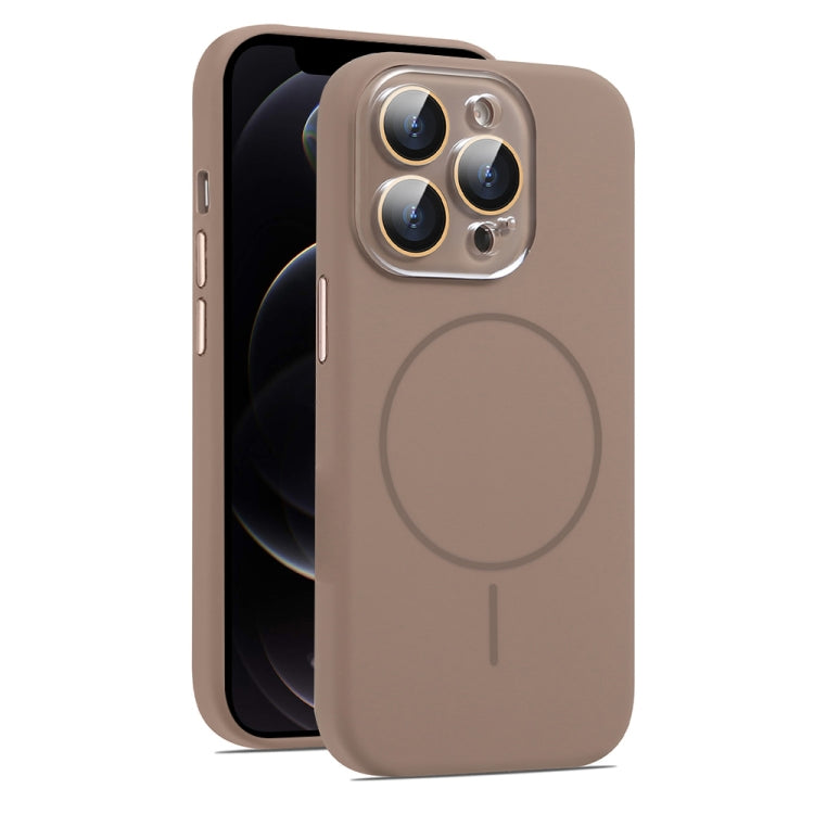 AG Fine Hole Liquid Silicone MagSafe Magnetic Phone Case, For iPhone 12 Pro Max, For iPhone 12 Pro