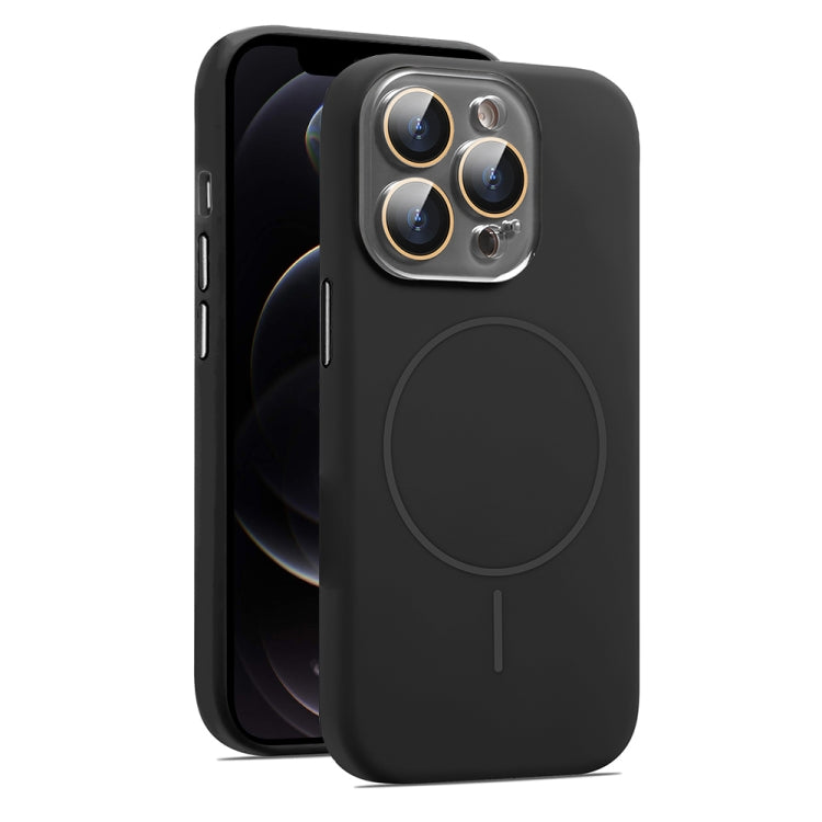 AG Fine Hole Liquid Silicone MagSafe Magnetic Phone Case, For iPhone 12 Pro Max, For iPhone 12 Pro