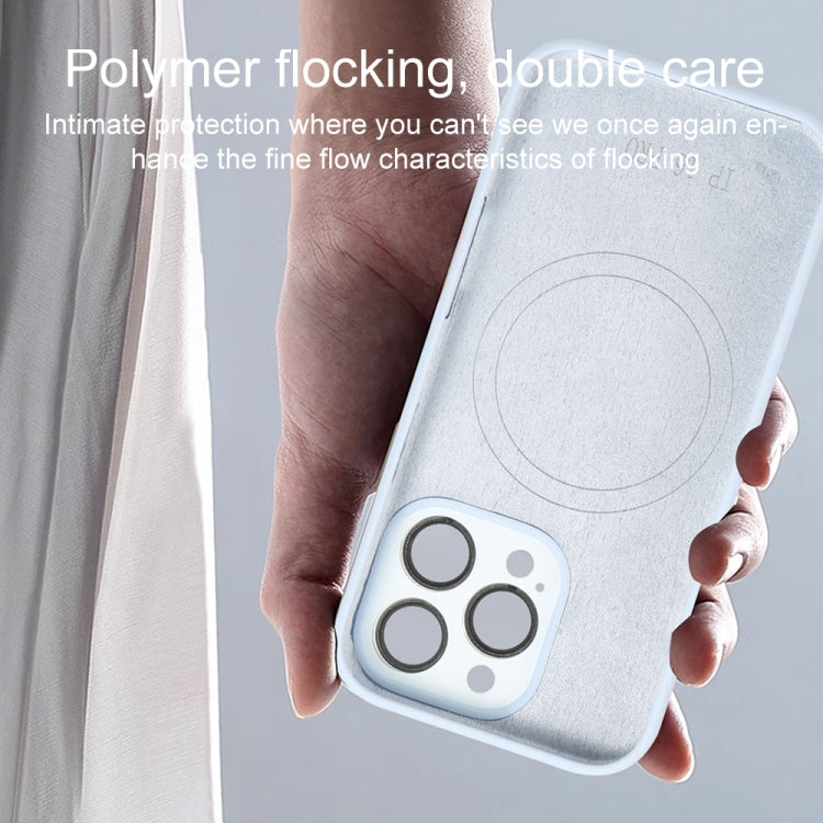 AG Fine Hole Liquid Silicone MagSafe Magnetic Phone Case, For iPhone 16 Pro Max, For iPhone 16 Pro