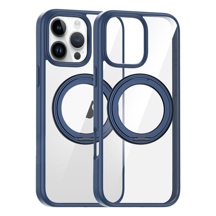 High Transparency 360 Degree Rotating Holder MagSafe Phone Case, For iPhone 15 Pro Max, For iPhone 15 Pro, For iPhone 15, For iPhone 14