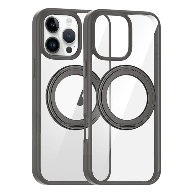 High Transparency 360 Degree Rotating Holder MagSafe Phone Case, For iPhone 15 Pro Max, For iPhone 15 Pro, For iPhone 15, For iPhone 14