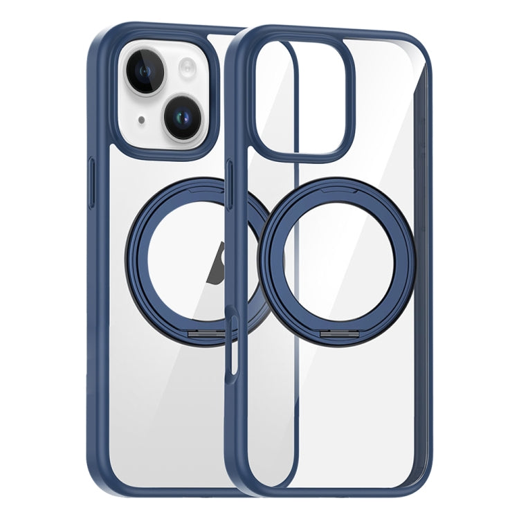 High Transparency 360 Degree Rotating Holder MagSafe Phone Case, For iPhone 15 Pro Max, For iPhone 15 Pro, For iPhone 15, For iPhone 14