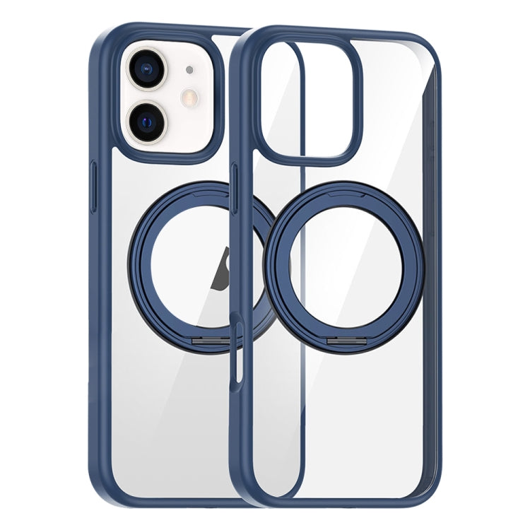 High Transparency 360 Degree Rotating Holder MagSafe Phone Case, For iPhone 13, For iPhone 12, For iPhone 12 Pro Max, For iPhone 12 Pro