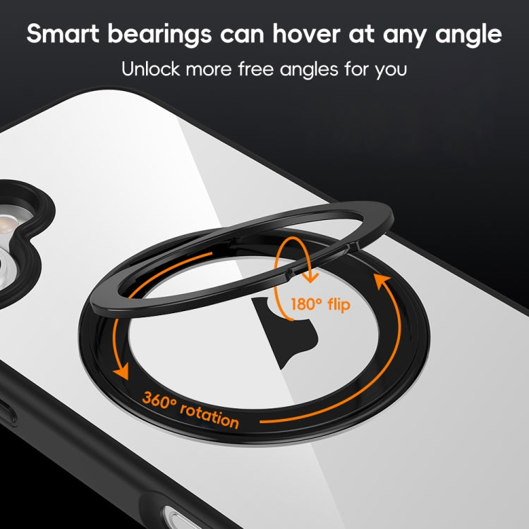High Transparency 360 Degree Rotating Holder MagSafe Phone Case, For iPhone 13, For iPhone 12, For iPhone 12 Pro Max, For iPhone 12 Pro