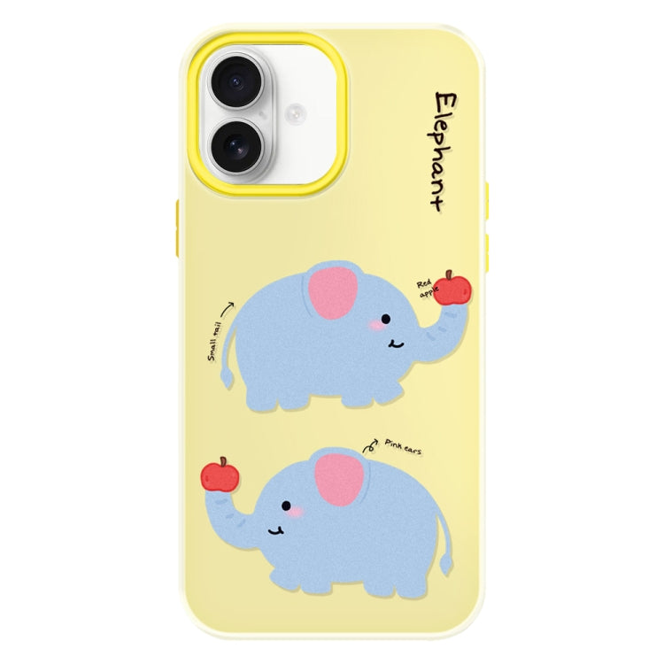 Skin Feeling Jelly TPU Hybrid PC Phone Case, For iPhone 16 Plus