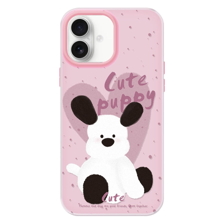 Skin Feeling Jelly TPU Hybrid PC Phone Case, For iPhone 16 Plus