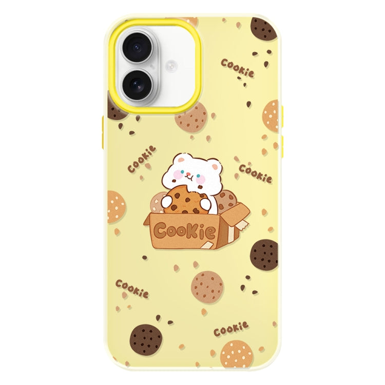 Skin Feeling Jelly TPU Hybrid PC Phone Case, For iPhone 16 Plus