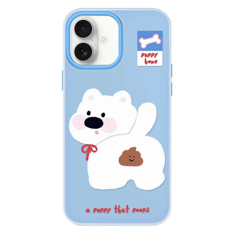 Skin Feeling Jelly TPU Hybrid PC Phone Case, For iPhone 16 Plus