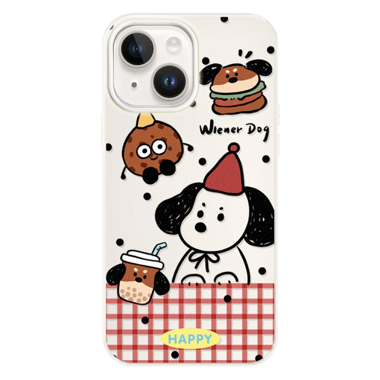 Skin Feeling Jelly TPU Hybrid PC Phone Case, For iPhone 15 Plus