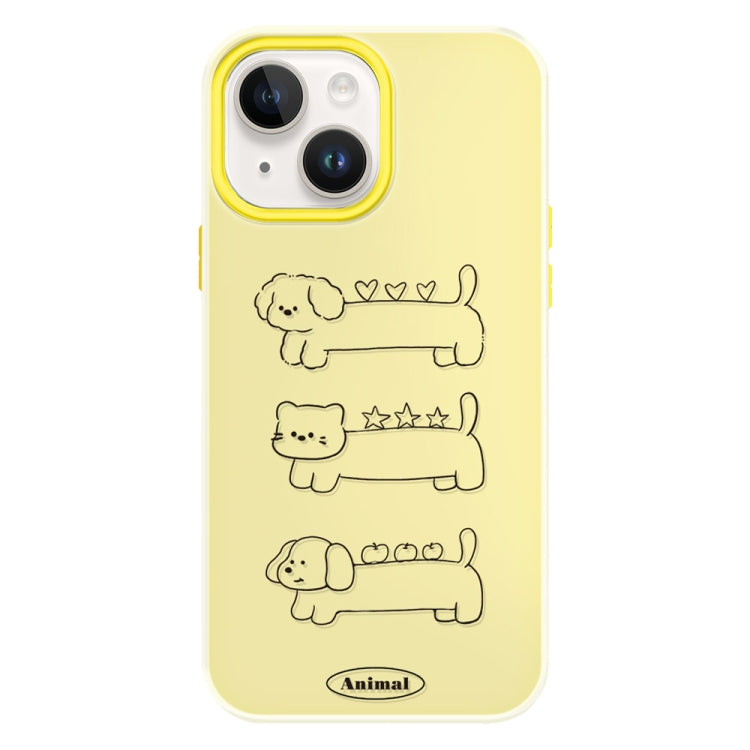 Skin Feeling Jelly TPU Hybrid PC Phone Case, For iPhone 15 Plus