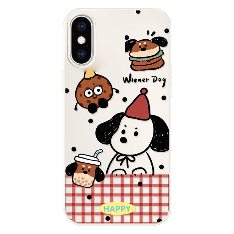 Skin Feeling Jelly TPU Hybrid PC Phone Case, For iPhone XS Max