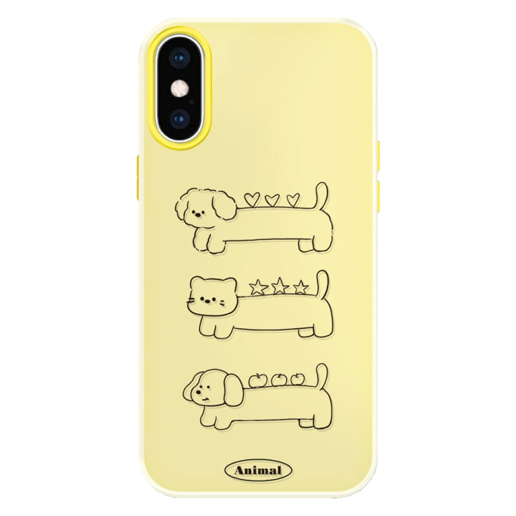 Skin Feeling Jelly TPU Hybrid PC Phone Case, For iPhone XS Max