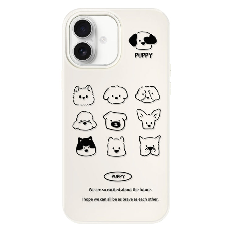 Skin Feeling Jelly TPU Hybrid PC Phone Case, For iPhone 16 Plus