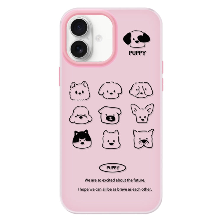 Skin Feeling Jelly TPU Hybrid PC Phone Case, For iPhone 16 Plus